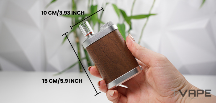 Vaporizador Tinymight 2 - dimensiones