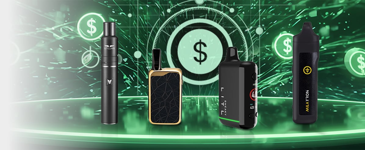 Gama de vaporizadores económicos– Utillian 5, Zeus Ion, Litl Sneaky und Tronian Milatron