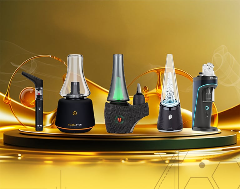 Banner de categoría de vaporizadores de concentrados.