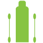 Icono botella de limpieza – categoría Limpieza