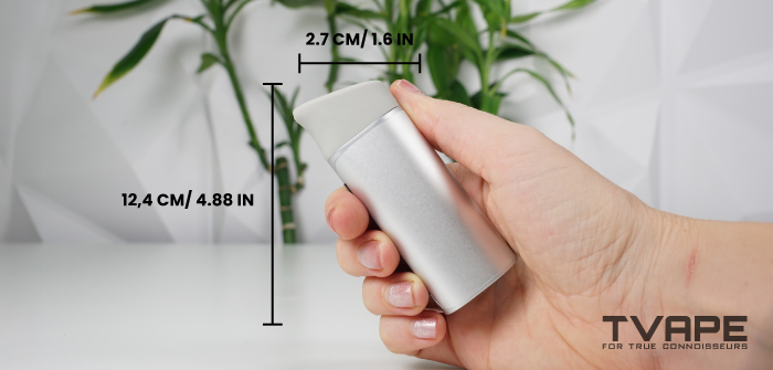 Bolígrafo de cera Yocan Black Pocket: dimensiones