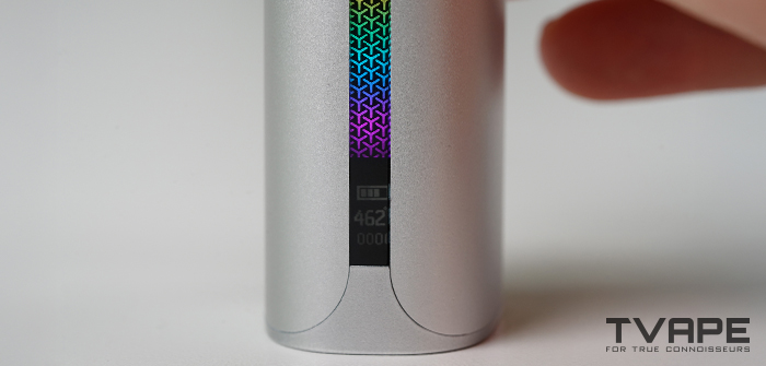 Bolígrafo de cera Yocan Black Pocket: indicadores LED que muestran los ajustes de temperatura.